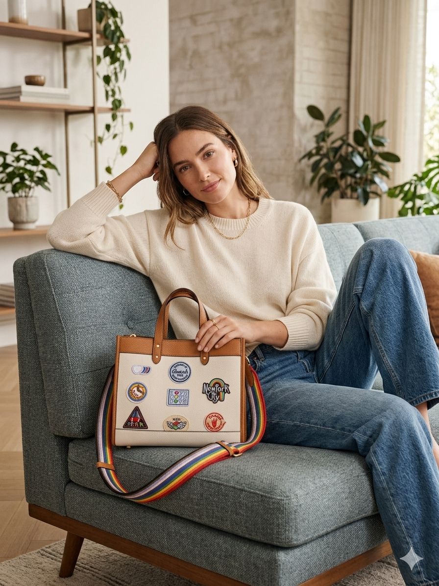 Coach Signature Tote Bag premium quality with box - PR Collection