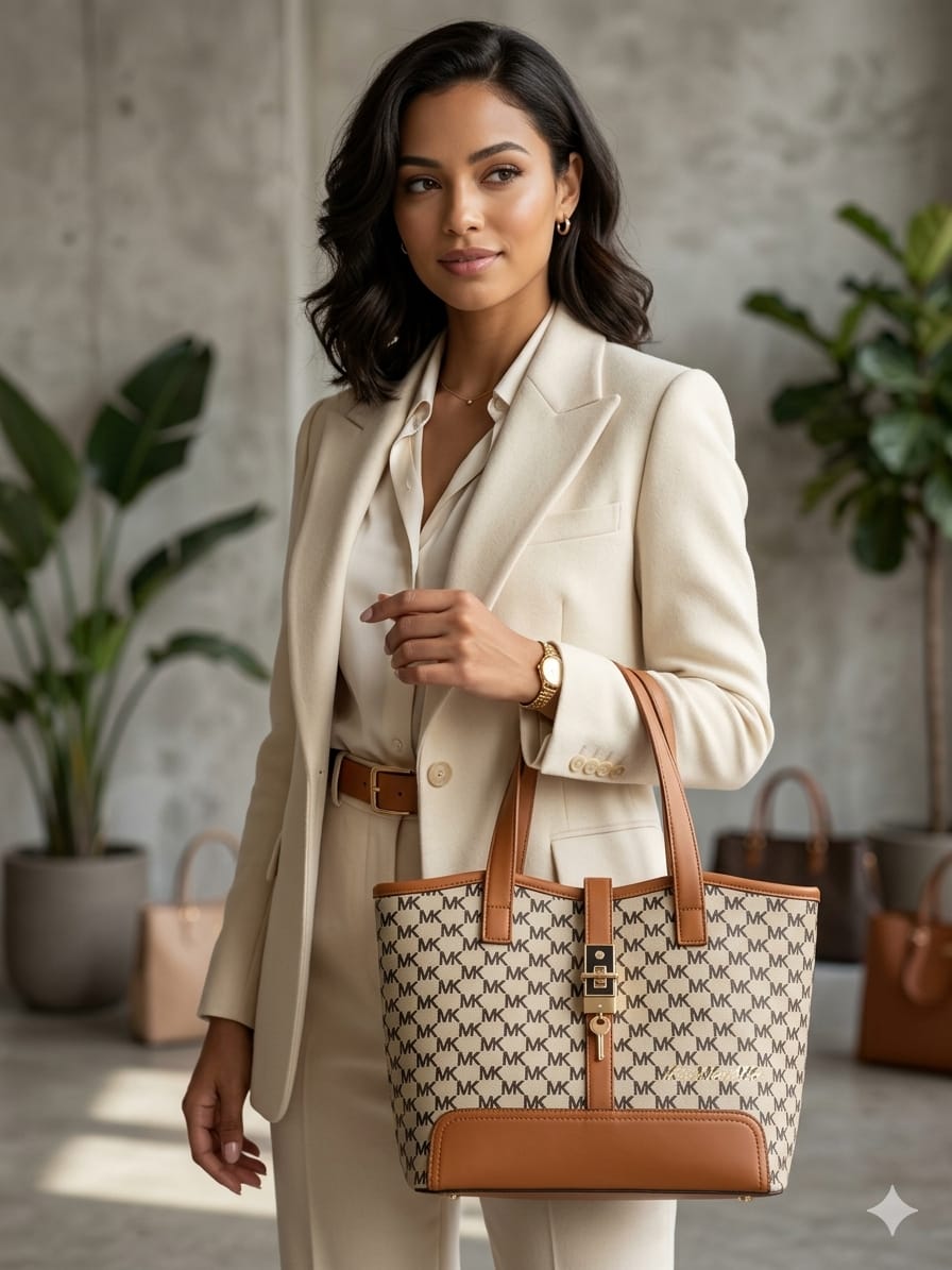 large laptop tote bag for women design D5, classy handbag Canada