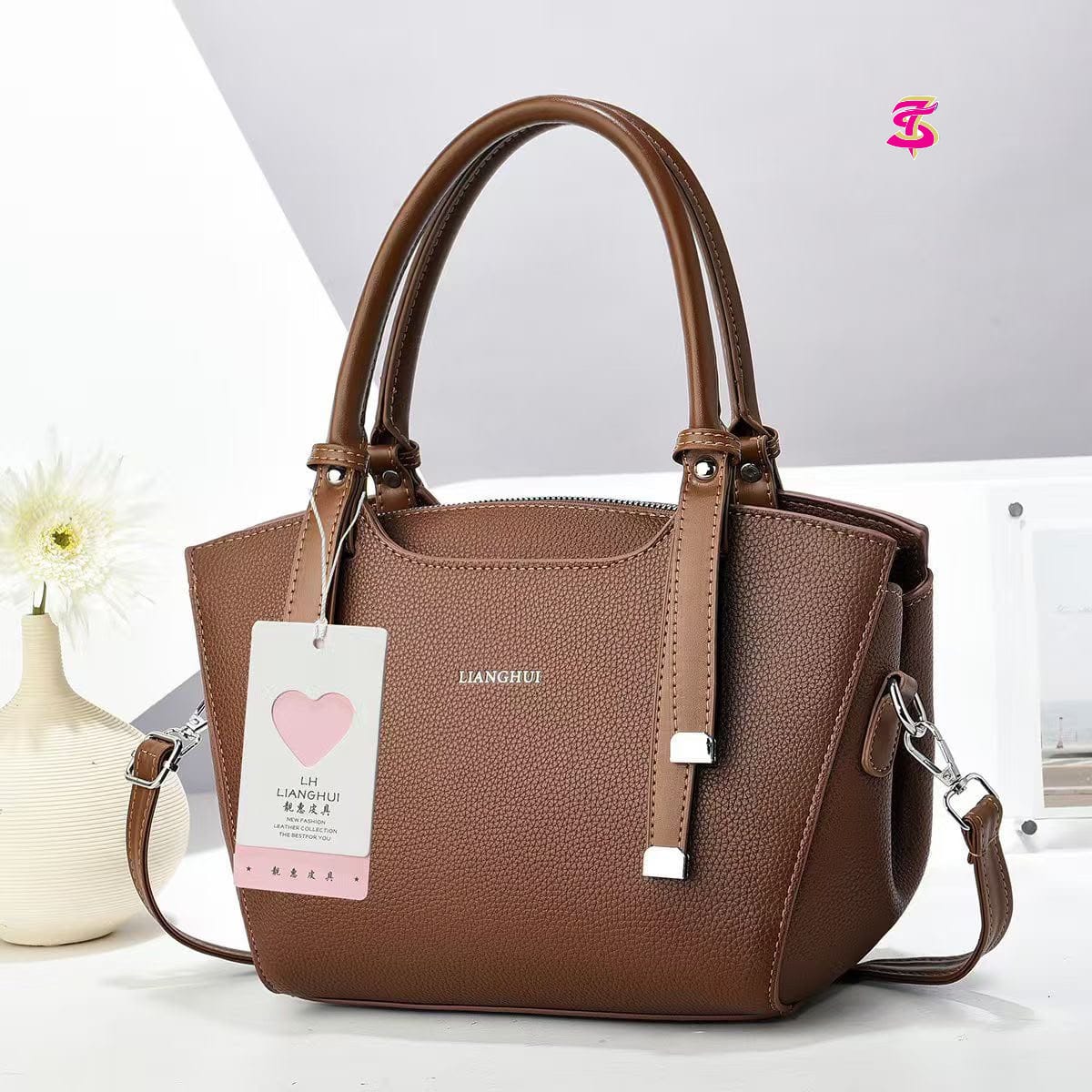 Imported High Quality Handy Bag with Long Belt - PR Collection