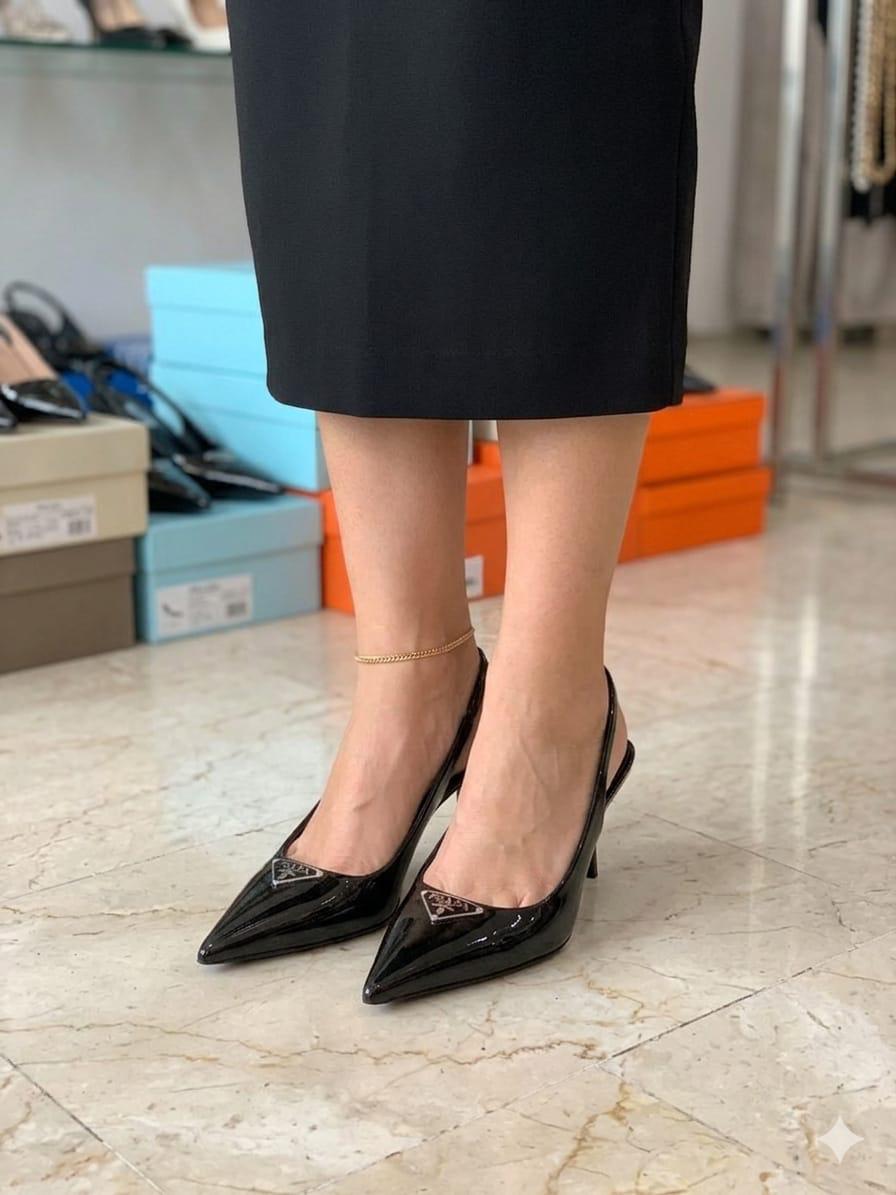 Strappy Block Heel Premium Sandals