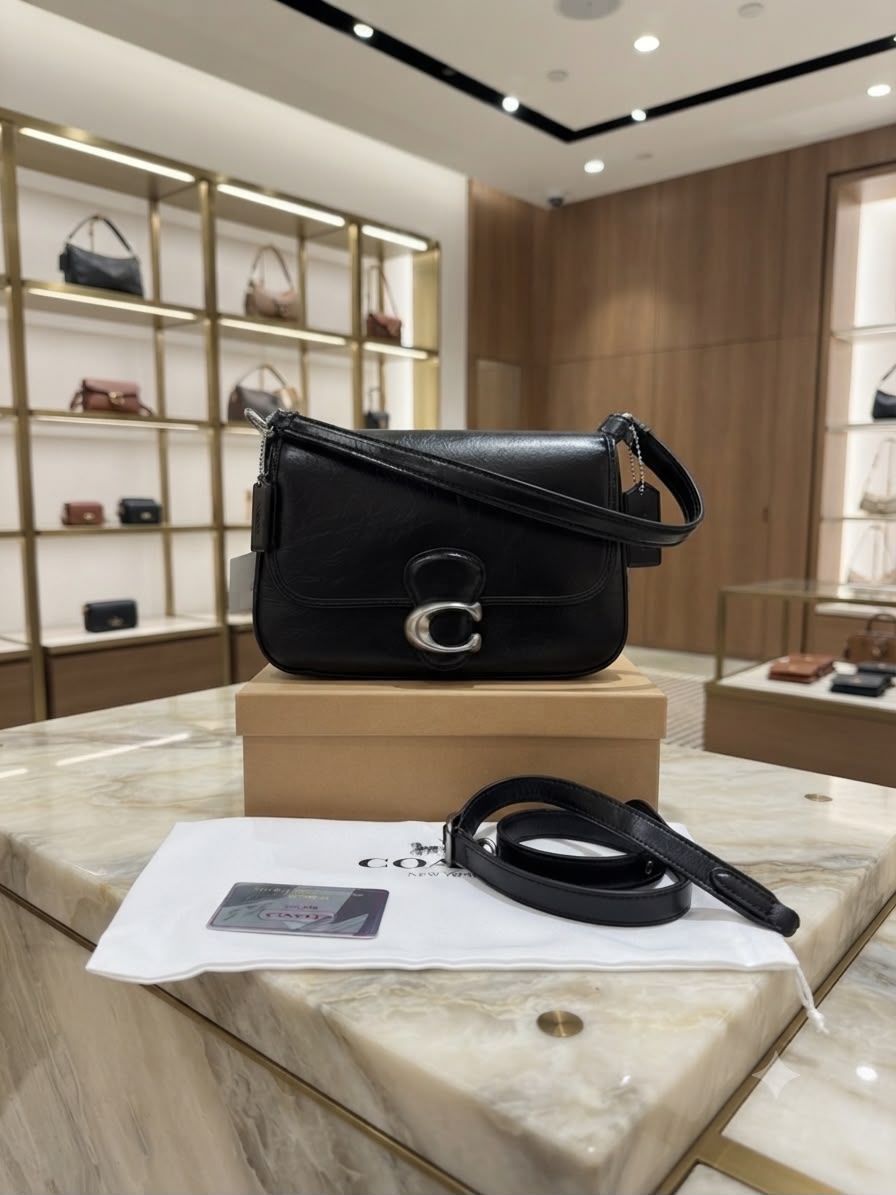Women Luxury Sling Bag Black With Box Coach Latest Edition Crossbody Shoulder Bag India