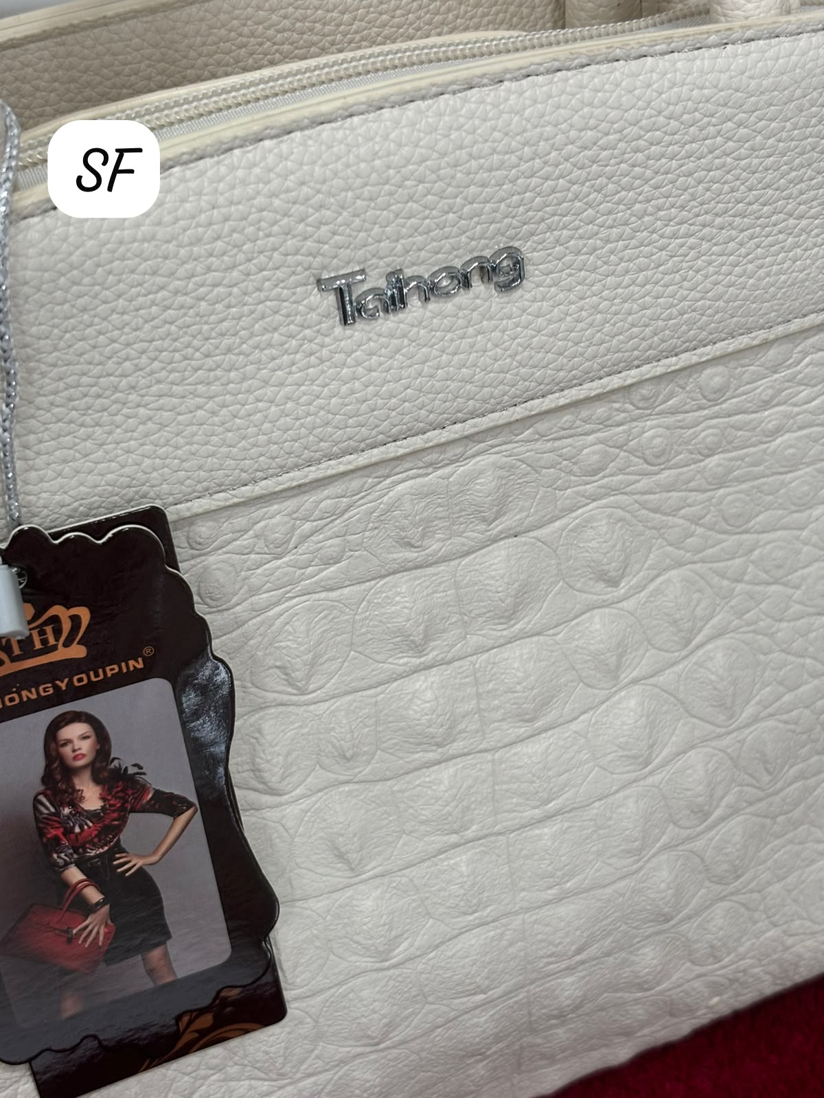 Croco Textured Designer Handbag For Office /Everyday Use