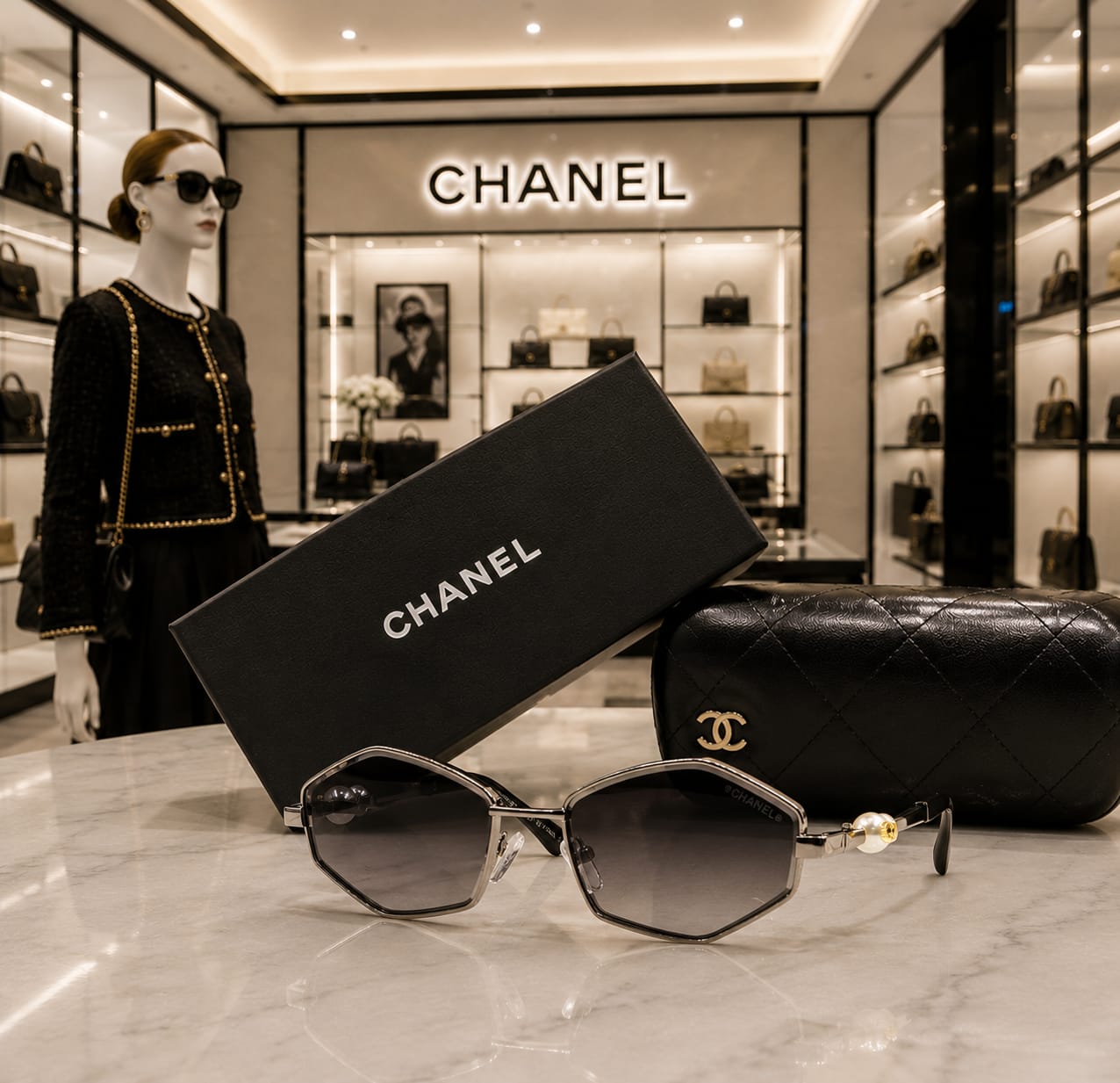 Unisex premium sunglasses black shade with exclusive premium case