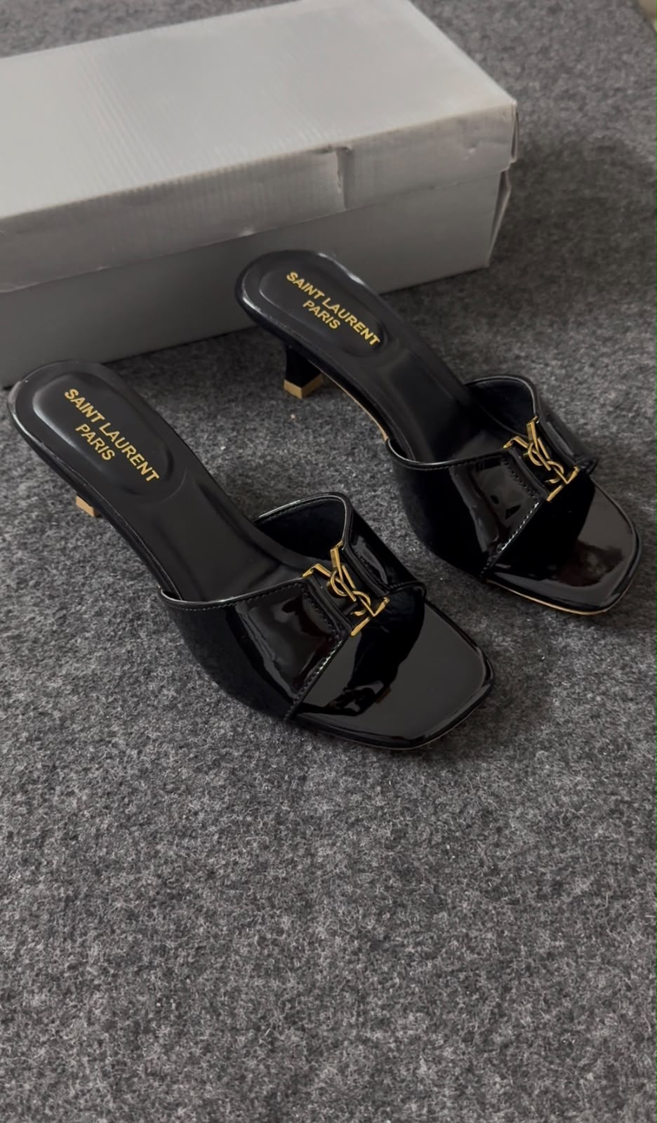 Premium Quality Heels Women Signature Fashion Heels Black Cream - PR Collection