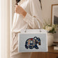 Elephant Print Sling Bag with Long Belt - PR Collection