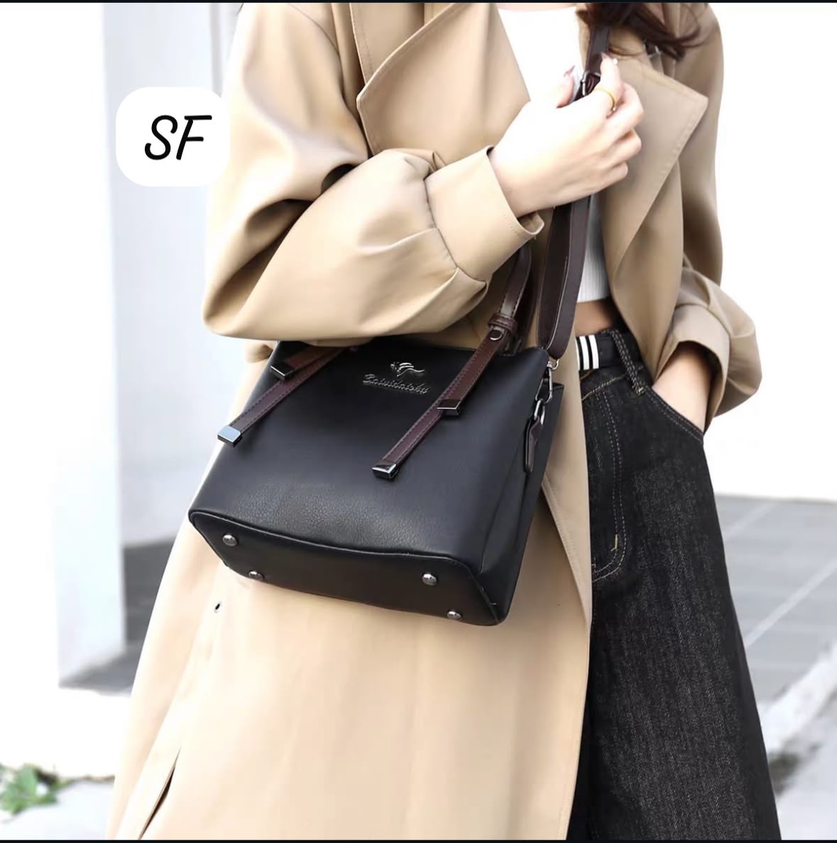 Double Strap Designer Handbag