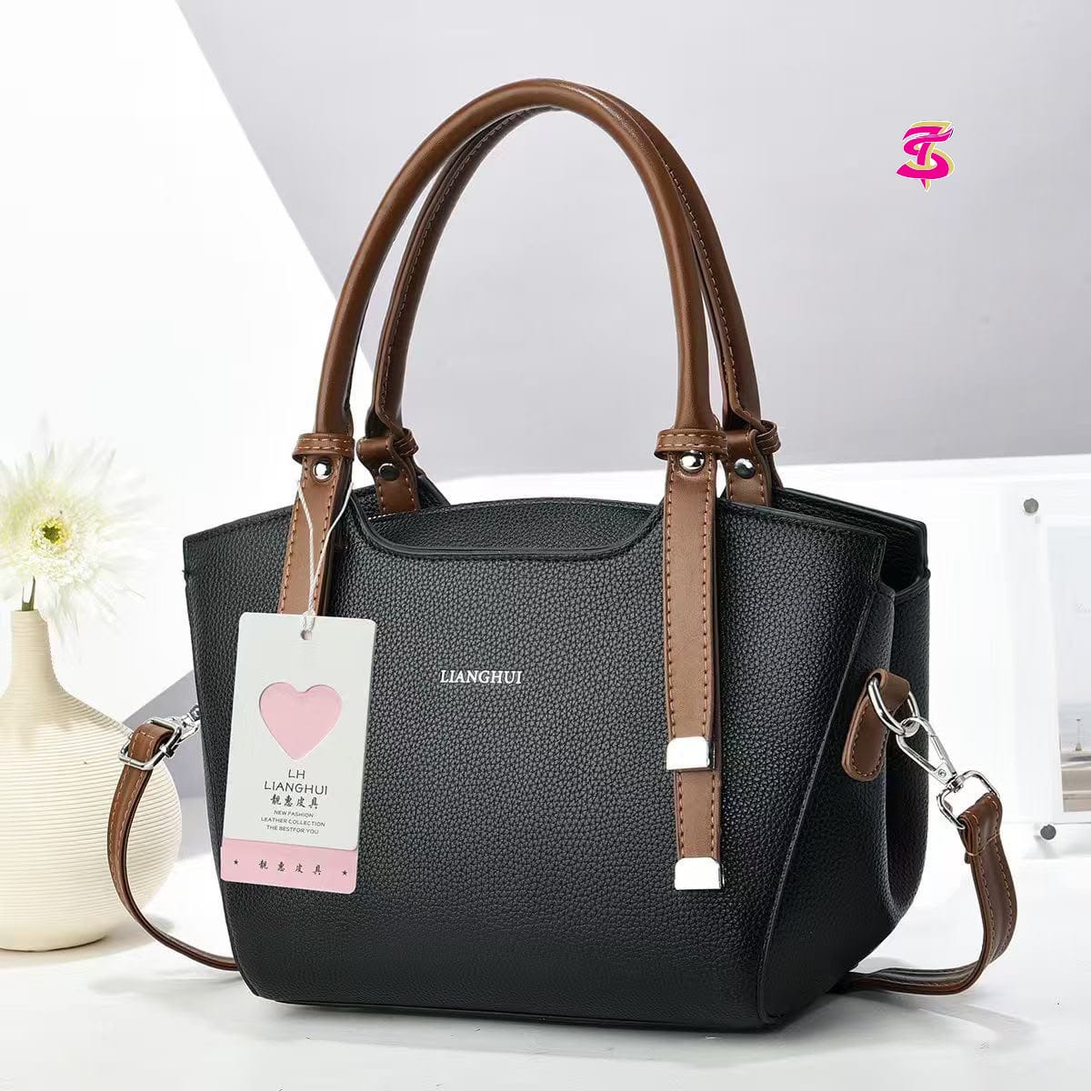 Imported High Quality Handy Bag with Long Belt - PR Collection