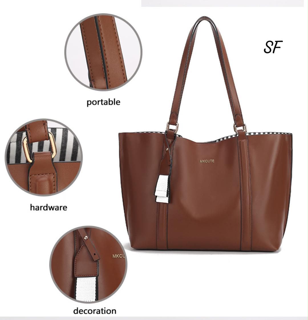 Heavy Duty Imported Tote Bag Zipper Closure High Quality Women India