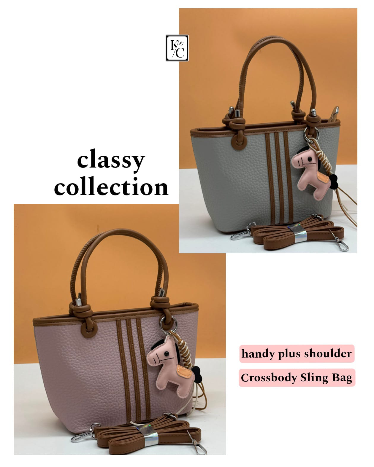 Korean Niche Design Bucket Bag Hours Charm Bag - PR Collection