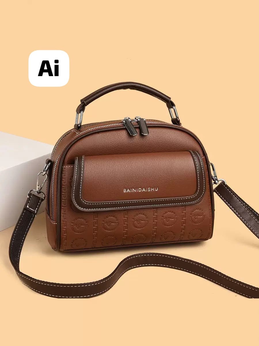 Women Imported Premium Classy Handbag Sling Bag Tan Color 8x7 Inch Daily Use Shoulder Bag India