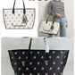 Donald Duck Print Tassel Tote Bag