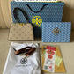 T Monogram Spazzolato Handbag Logo Box Carry Bag Premium Women India