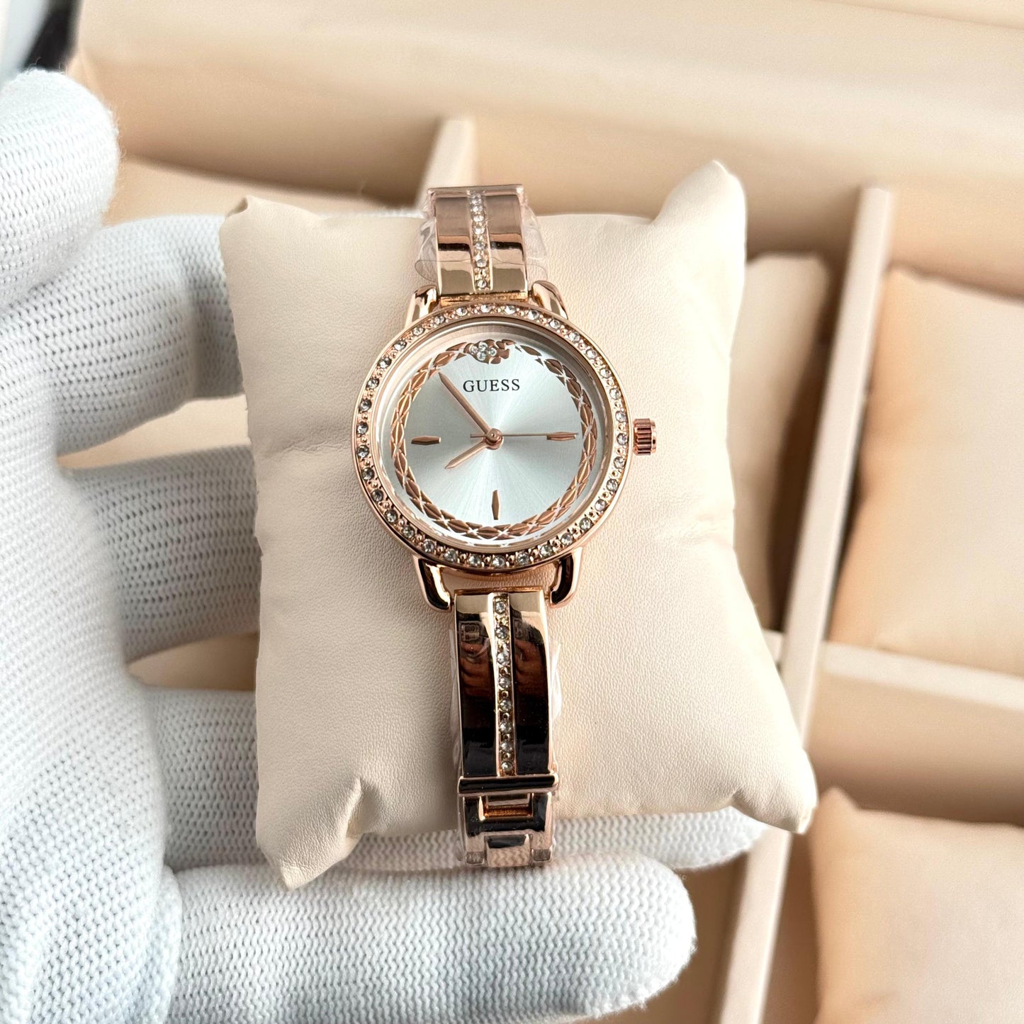 Guess Bellini Model Ladies Watch D2 stainless steel metal strap - PR Collection