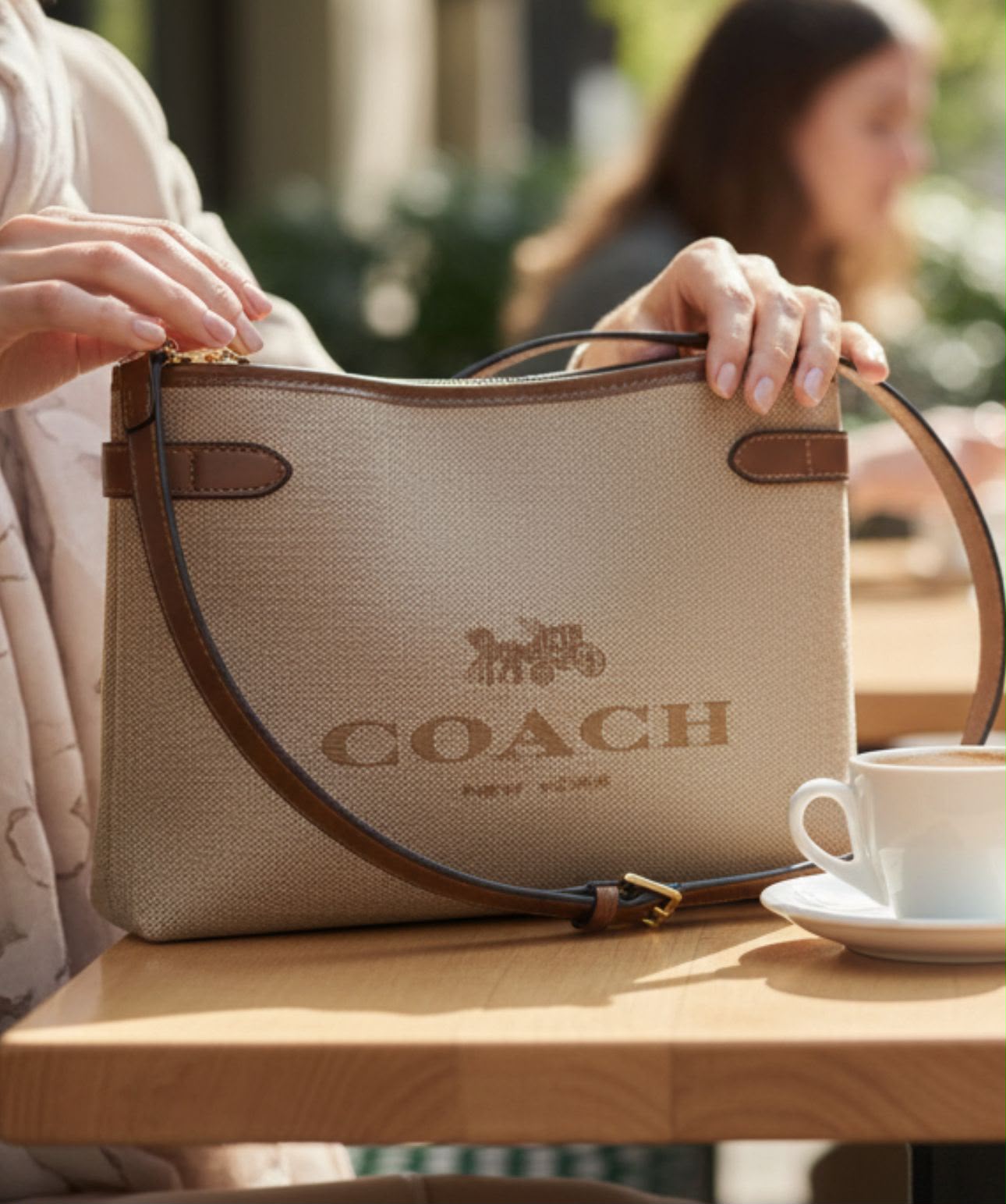 Structured Handbag | Premium Canvas with Dual Straps