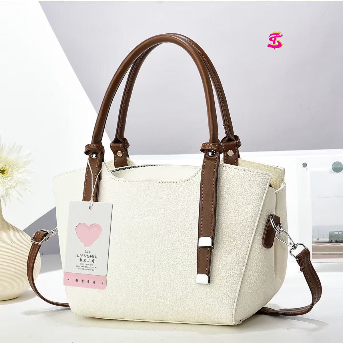 Imported High Quality Handy Bag with Long Belt - PR Collection