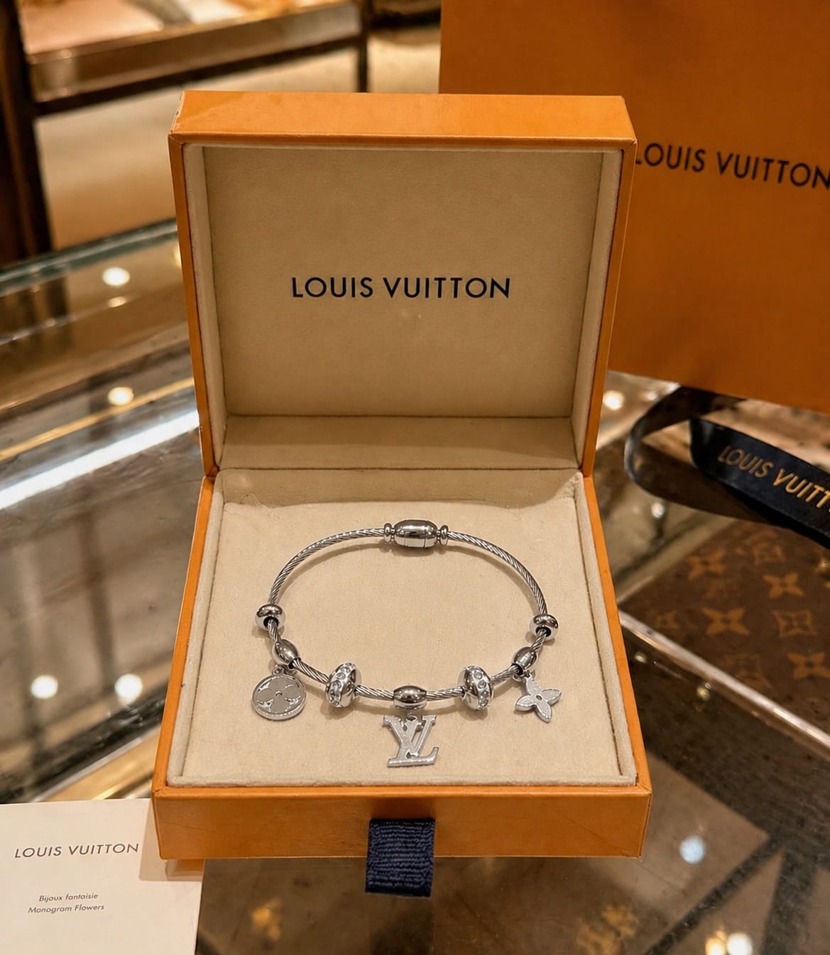 Louis Vuitton Inspired Monogram Luxury Bracelet - PR Collection