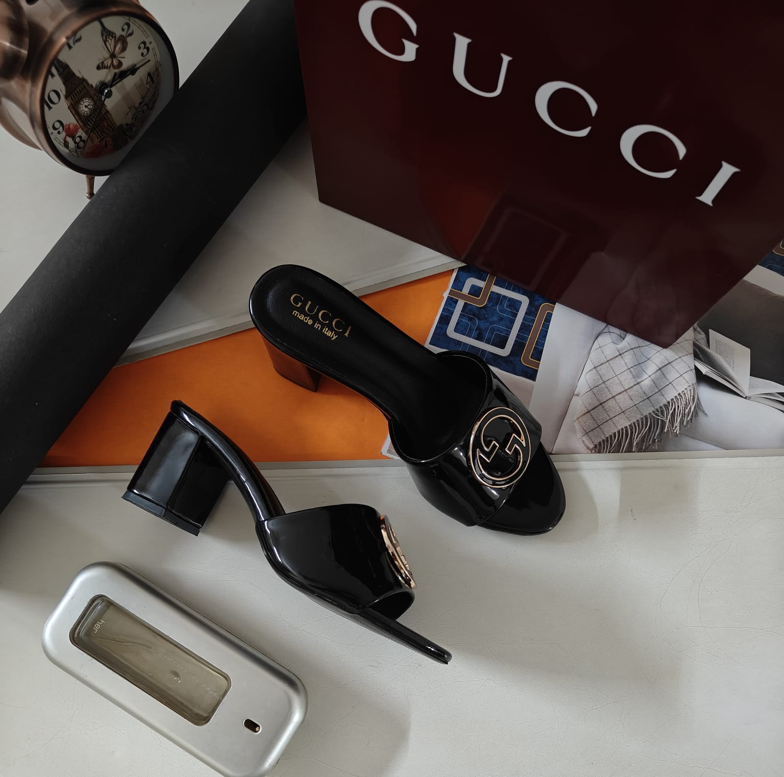 Premium Patent Cushion Heels
