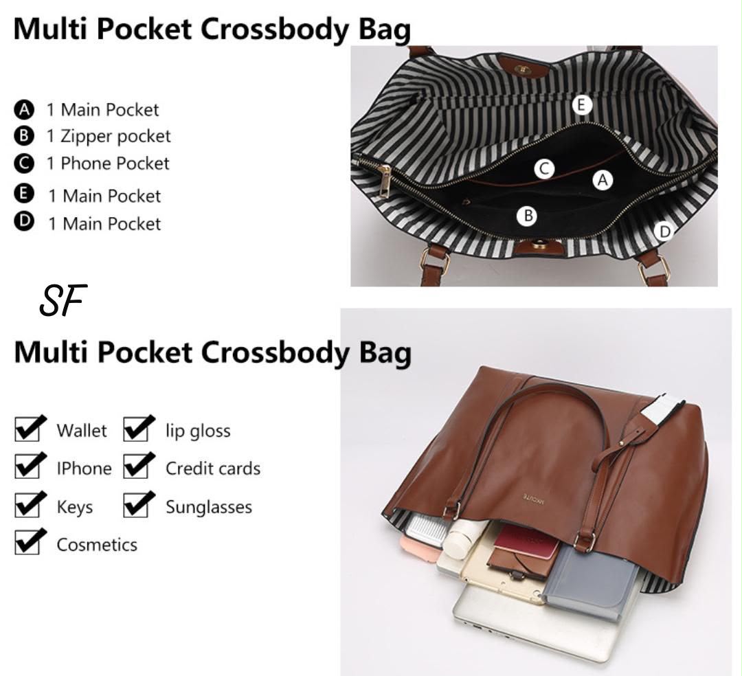Imported Tote Bag With Dust Cover Heavy Quality Travel Women India