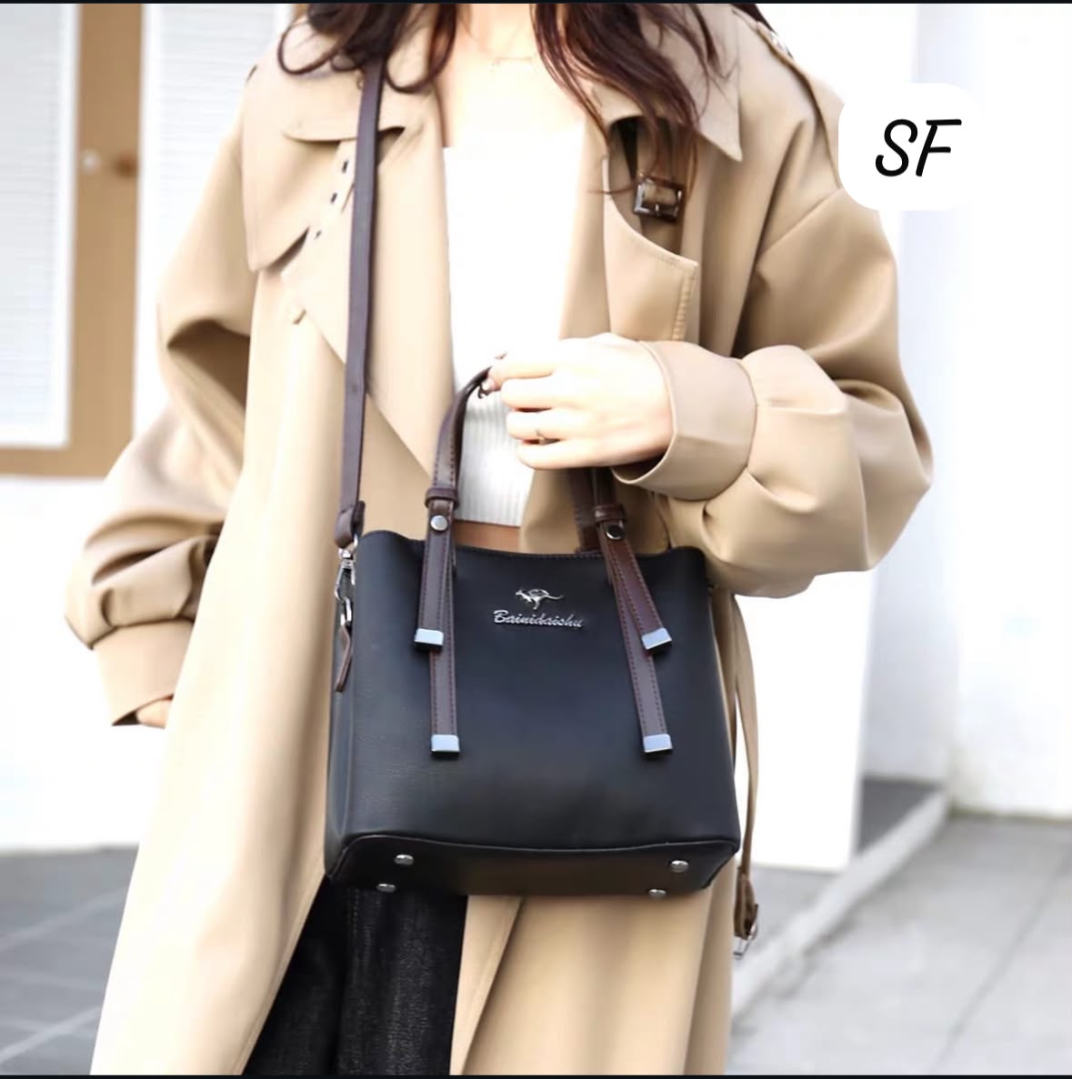 Double Strap Designer Handbag