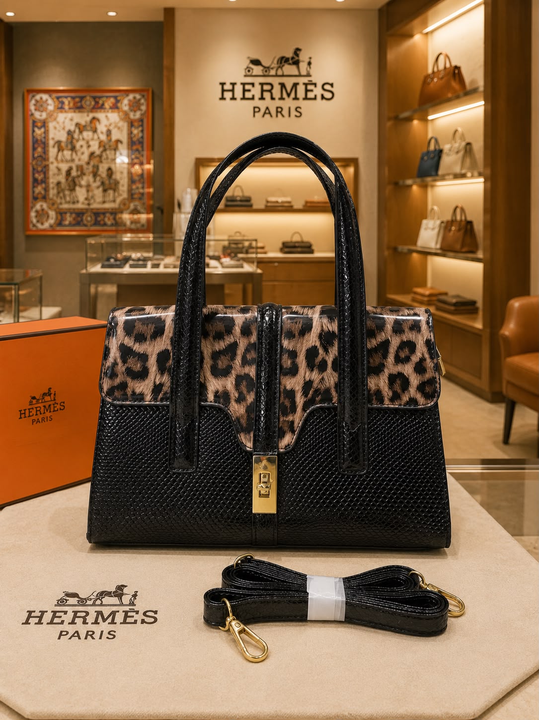 Imported Croco Finish Luxury Handbag Multiple Colors 7.5x12 Inch Women India