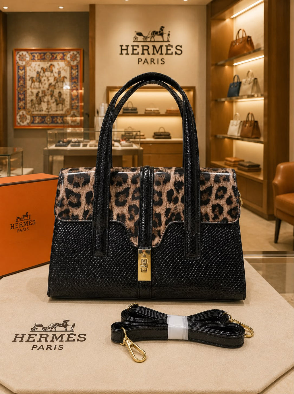 Imported Croco Finish Luxury Handbag Multiple Colors 7.5x12 Inch Women India
