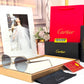 Cartier Ladies UV Protected Sunglasses - PR Collection
