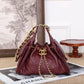 Women Mini Hobo Bag Pink 22cm With Box Luxury Festive Party Handbag India