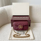 Women Mini Quilted Leather Chain Bag Maroon Gold Chain Strap Crossbody Premium Luxury Bag India