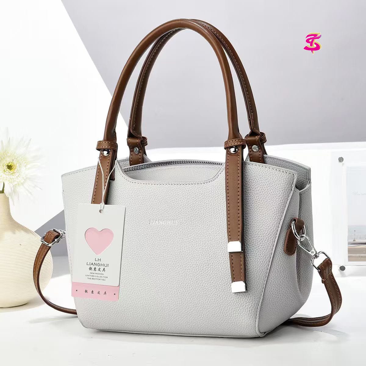 Imported High Quality Handy Bag with Long Belt - PR Collection