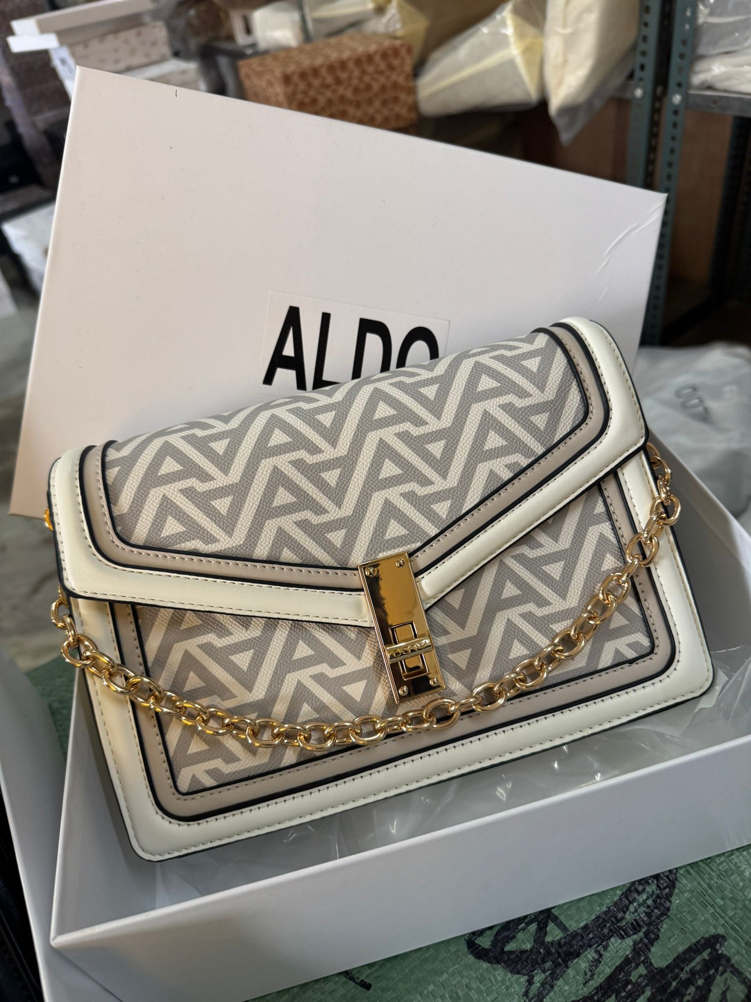 Aldo Sling Bag Gray High Quality Store Article Imported India