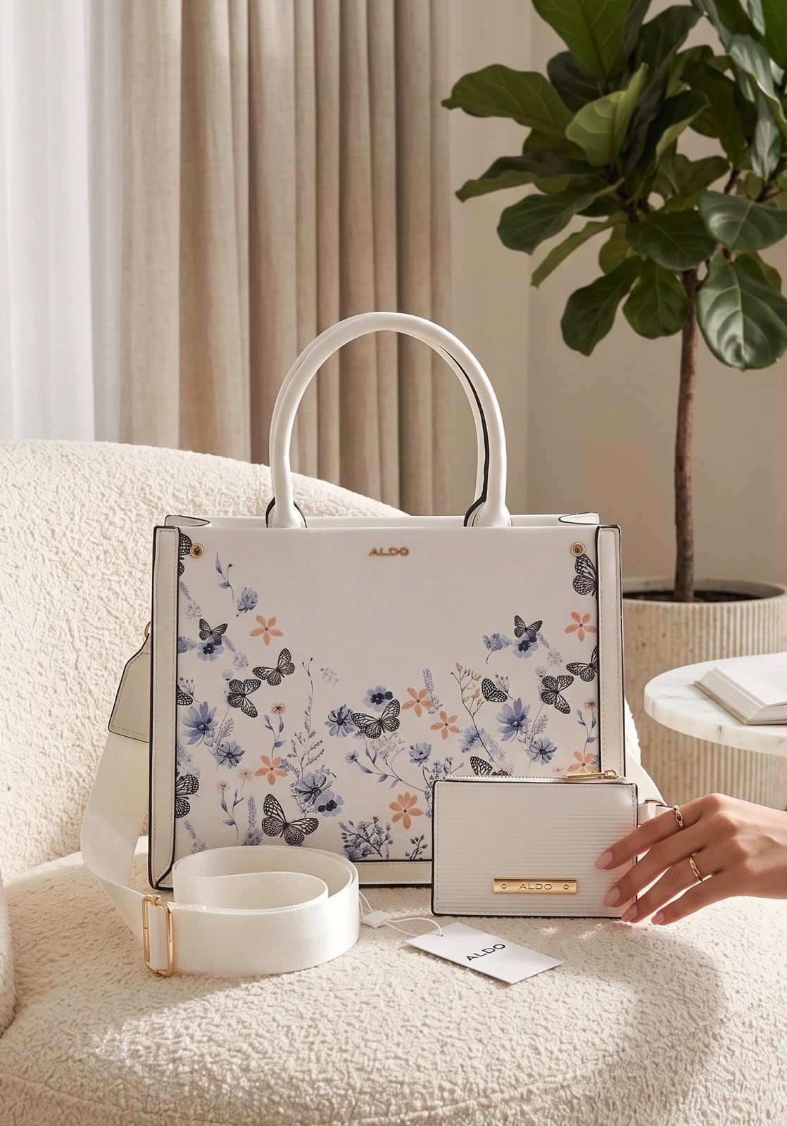 Women Floral Handbag D2 Branded Box Dust Bag Full Detailing Premium Luxury Bag India
