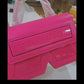 Karl Lagerfeld Hot Pink Handbag Interior View 10x7 Size