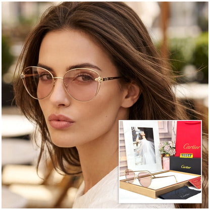 Cartier Ladies UV Protected Sunglasses - PR Collection