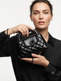 Women Kelly Shopper Sling Bag Black With Box Invoice Satin Dustbag Premium Luxury