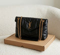 YSL Puffer Chain Bag Black Logo Premium Luxury Branded India