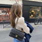 CHANEL JUMBO LEATHER SLING BAG