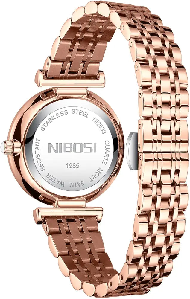 NIBOSI Premium Diamond Studded Watch Women Gift Fashion - PR Collection