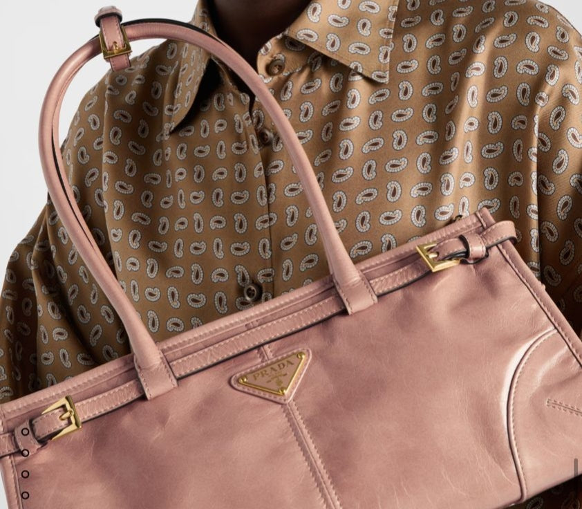 Prada Bonnie Tote Bag Interior View Luxury Branded Handbag India