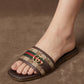 Gucci Premium Quality Flats Women Everyday Fashion Flats Coffee Beige Black - PR Collection