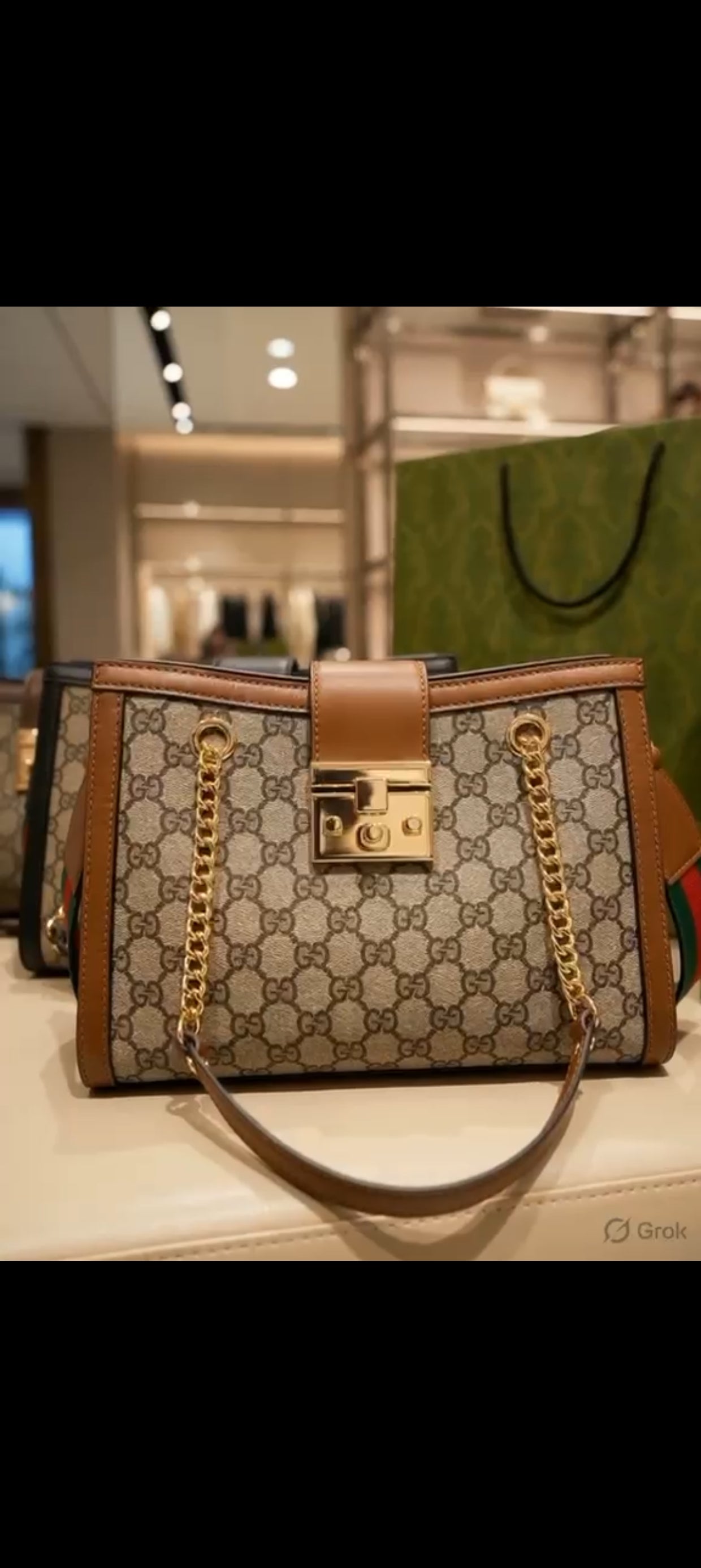 Shoulder Bag with Broad Belt Strap