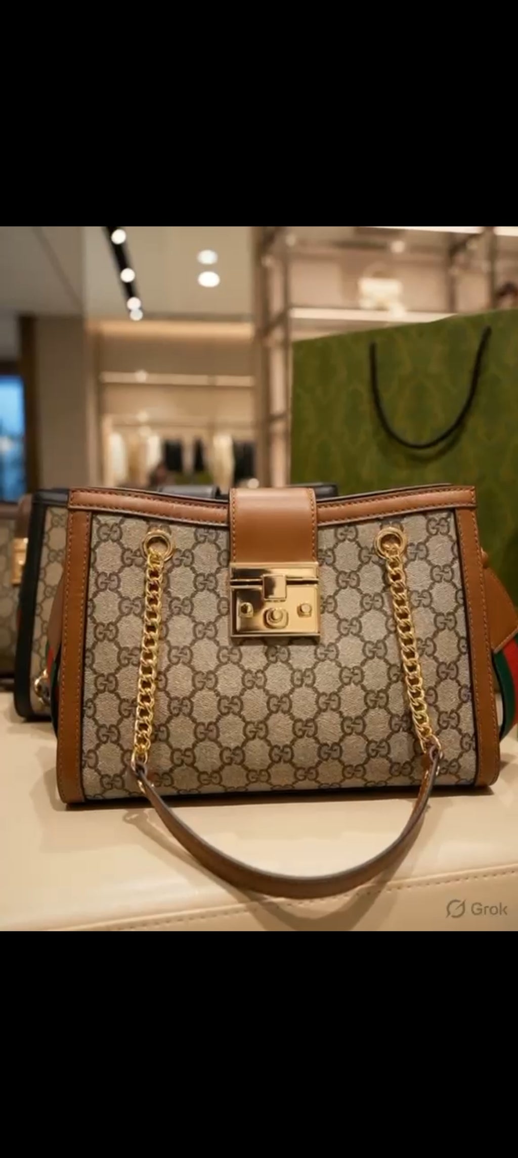 Shoulder Bag With Broad Belt Strap