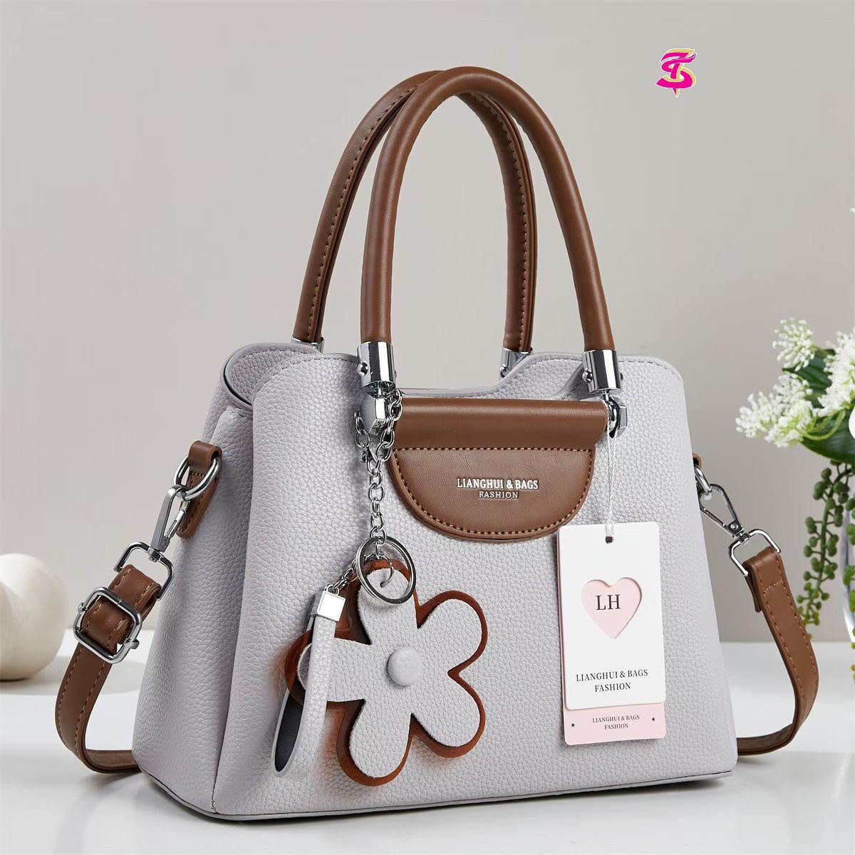 Imported High Quality Handbag with Long Belt - PR Collection