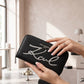 Women Double Compartment Luxury Wallet With Box Dust Bag Premium Branded Wallet India