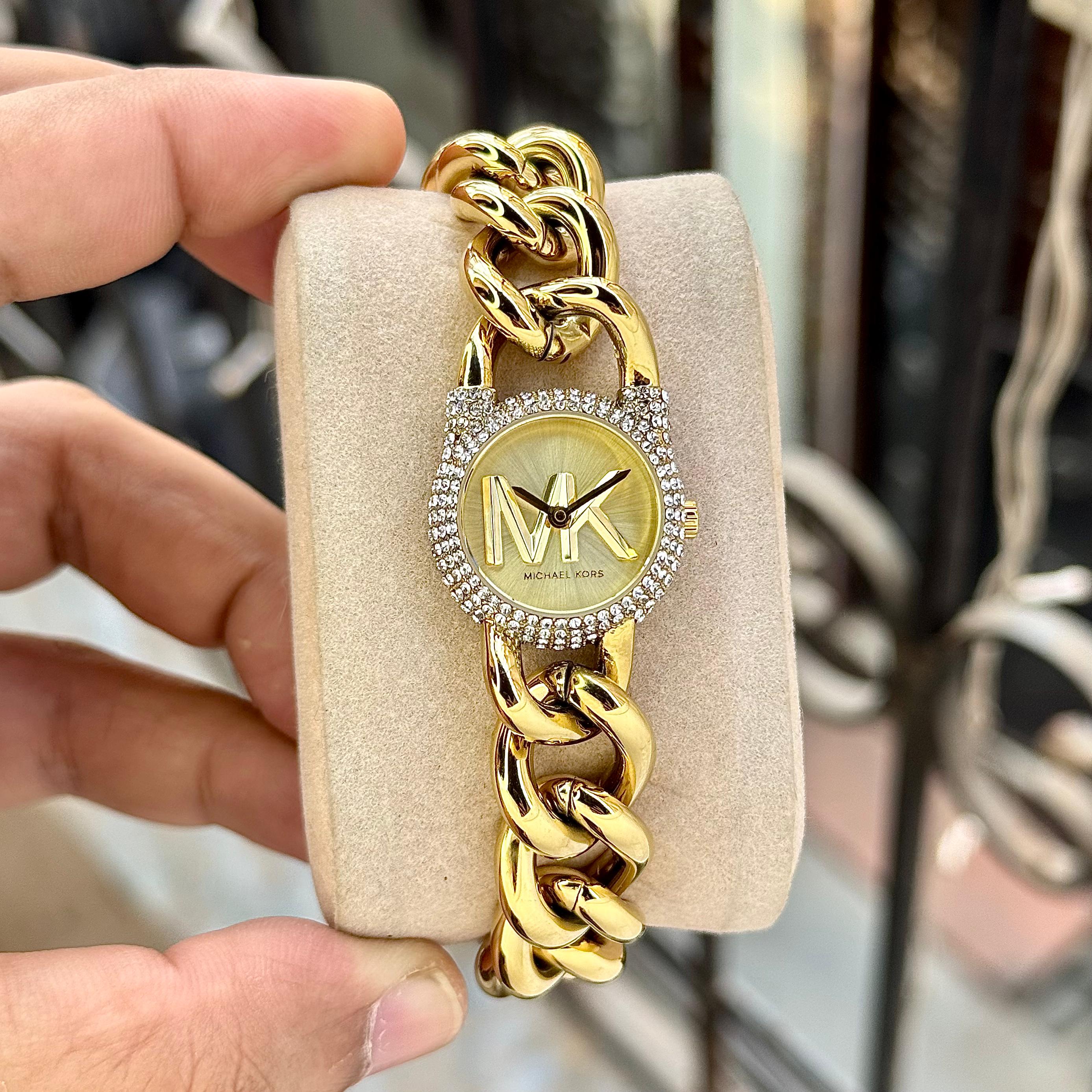 Michael Kors MK01067 Glamour Chain-Link Ladies Watch - PR Collection