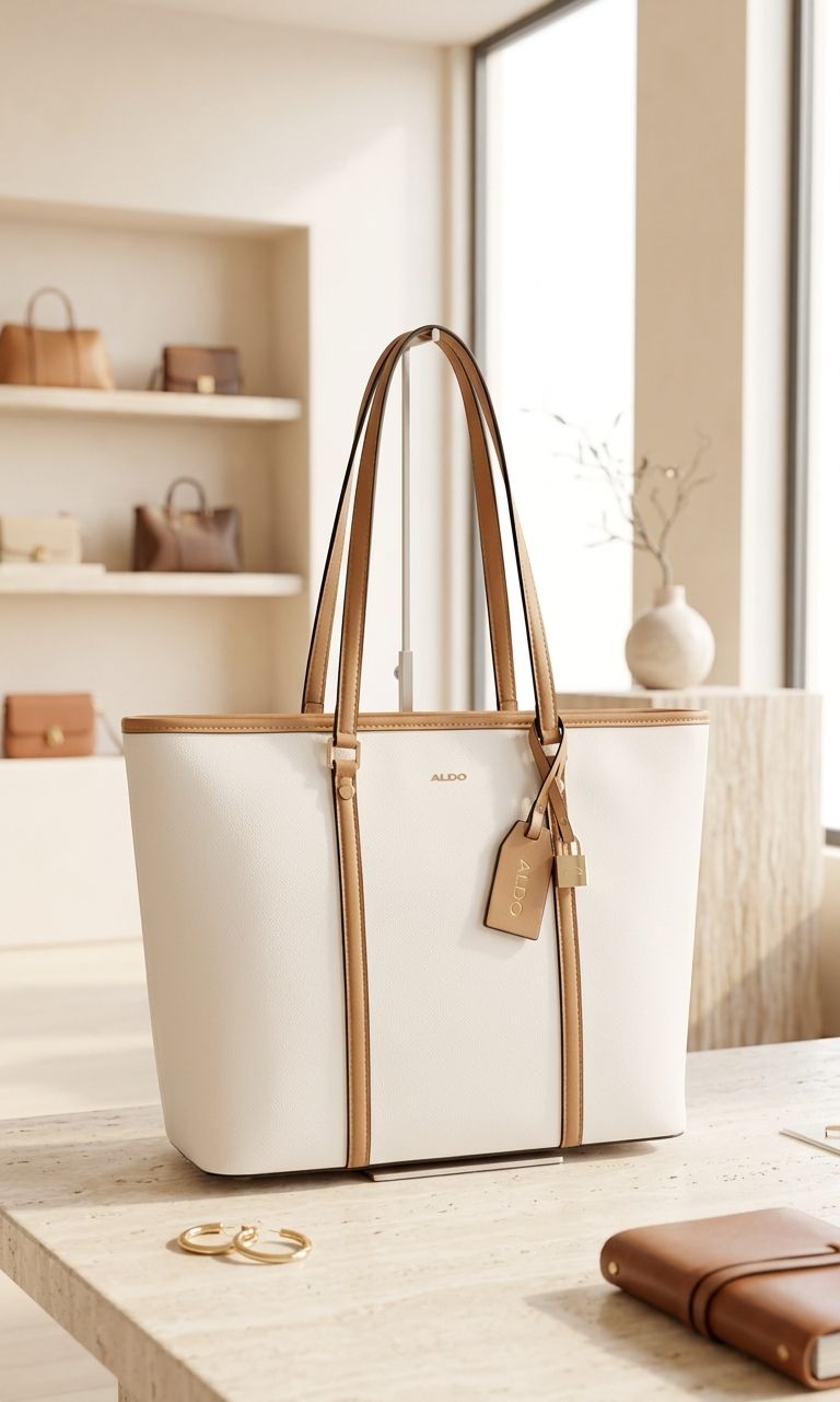Aldo Printed Classic Large Leather Tote Bag - PR Collection