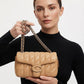 Women Quilted Puffy Shoulder Bag Premium Quality Gold Hardware Structured Luxury Bag India