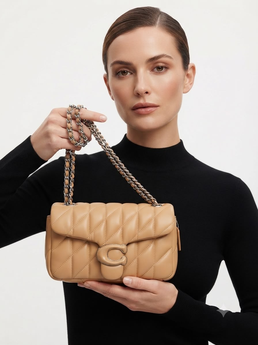 Women Quilted Puffy Shoulder Bag Premium Quality Gold Hardware Structured Luxury Bag India
