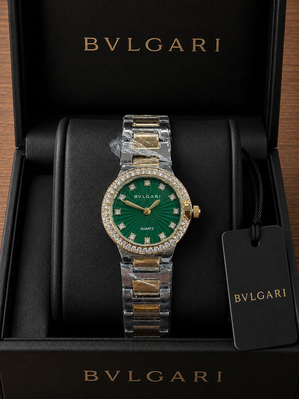 Bvlgari Lvcea luxury Italian watch for women white diamond dial quartz bracelet watch