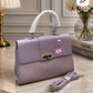 Imported Ultra High Quality Handbag Purple Luxury Women India