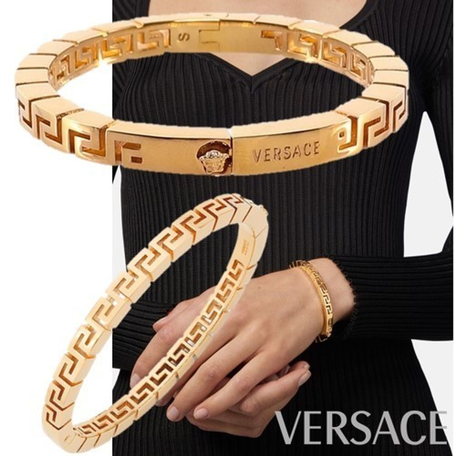 Medusa Greca Unisex Bracelet